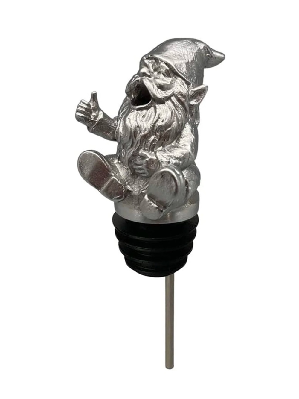 In Vino Veritas Menagerie premium gnome wine pourer